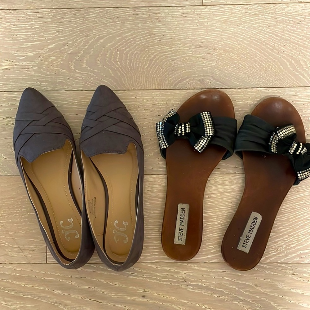 Steve Madden and JG flat